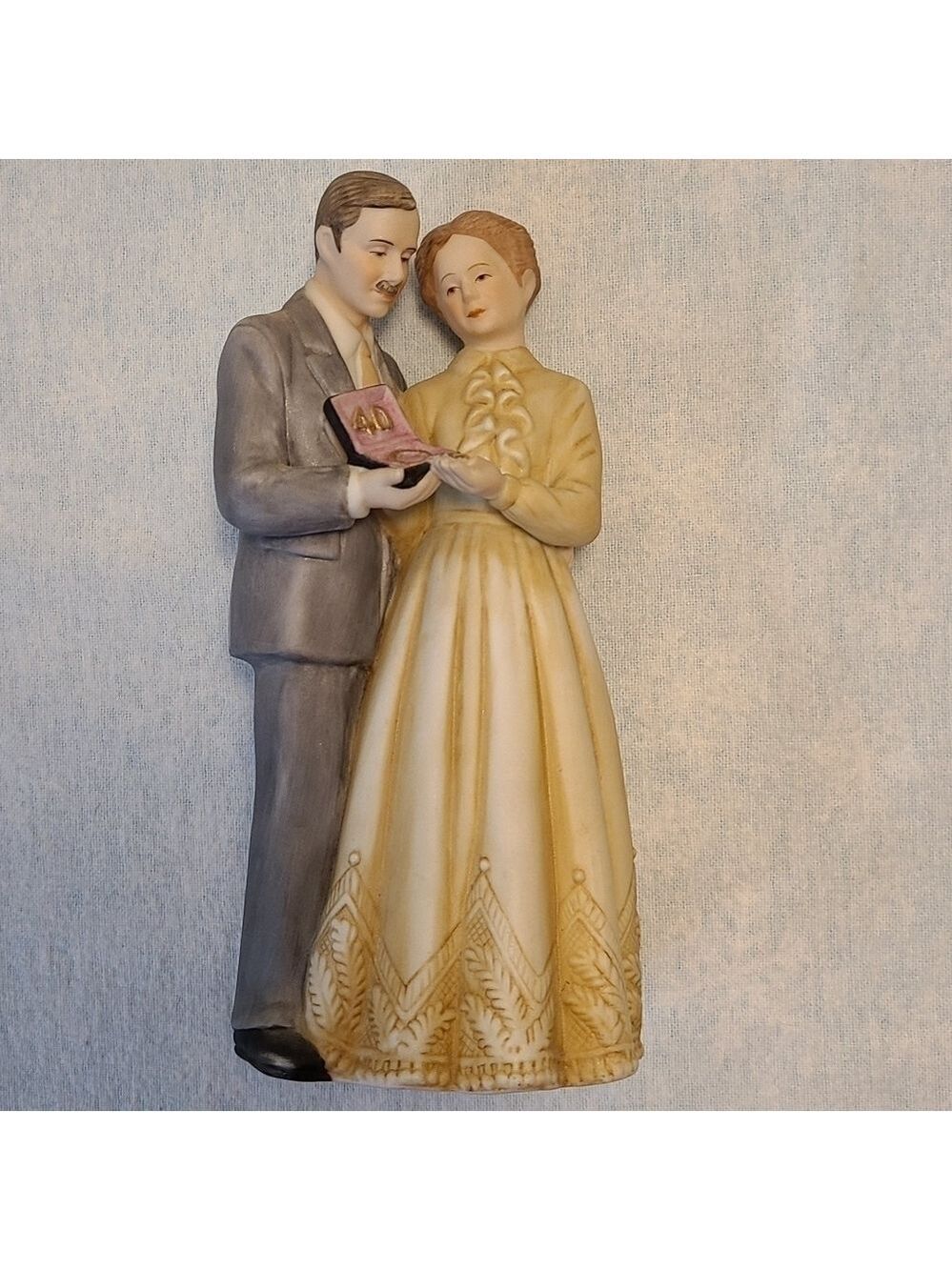 Enseco 1983 Treasured Moments Ceramic Collector's Figurine "40 Years Together"